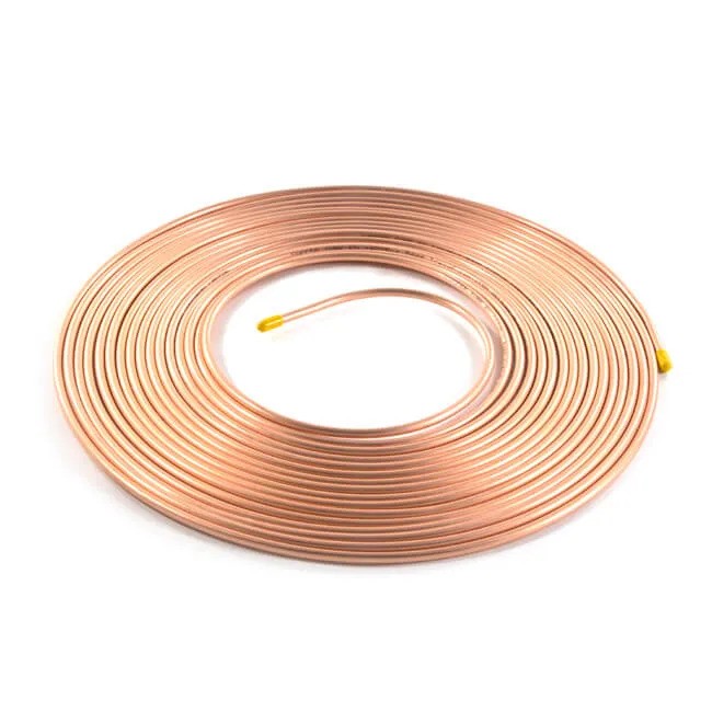 Copper Tube Coil 1/2" 30 metre 21G - 34404 Basildon Acr Copper Tube Coil 1:4 6 metre 22G 34200