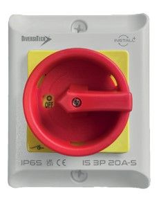 Diversitech Isolator 32 amp 4 pole small - 50503 Basildon Acr Diversitech Isolator 20 amp 4 pole small 240V 11kW 400V 7 5kW 125x100x120mm 50501