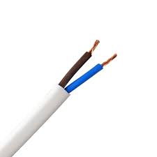 Flex PVC Cable 0.75mm 2C 100m White 110400 Basildon Acr Flex PVC Cable 0 75mm 2c 100m White 110401