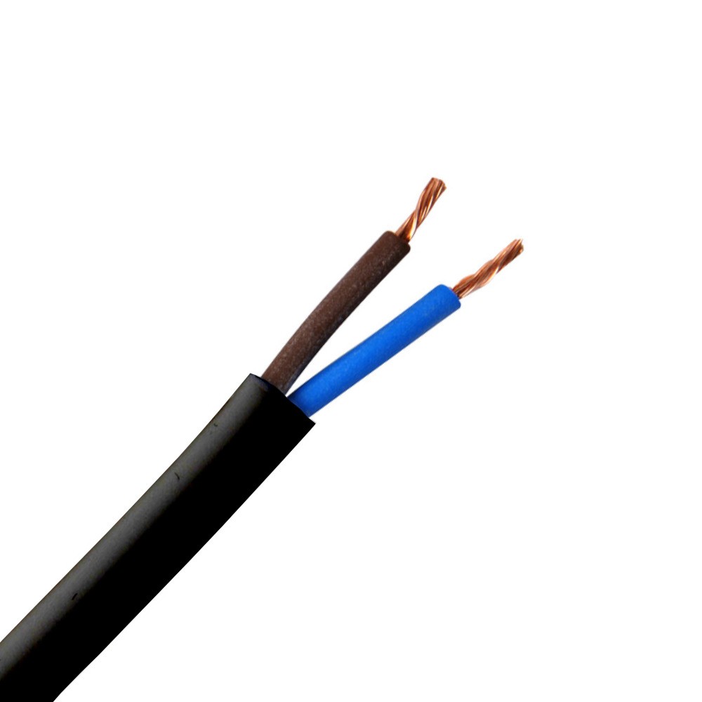 Flex PVC Cable 0.75mm 2c 100m Black - 110390 Basildon Acr Flex PVC Cable 3c 1m Black 110351
