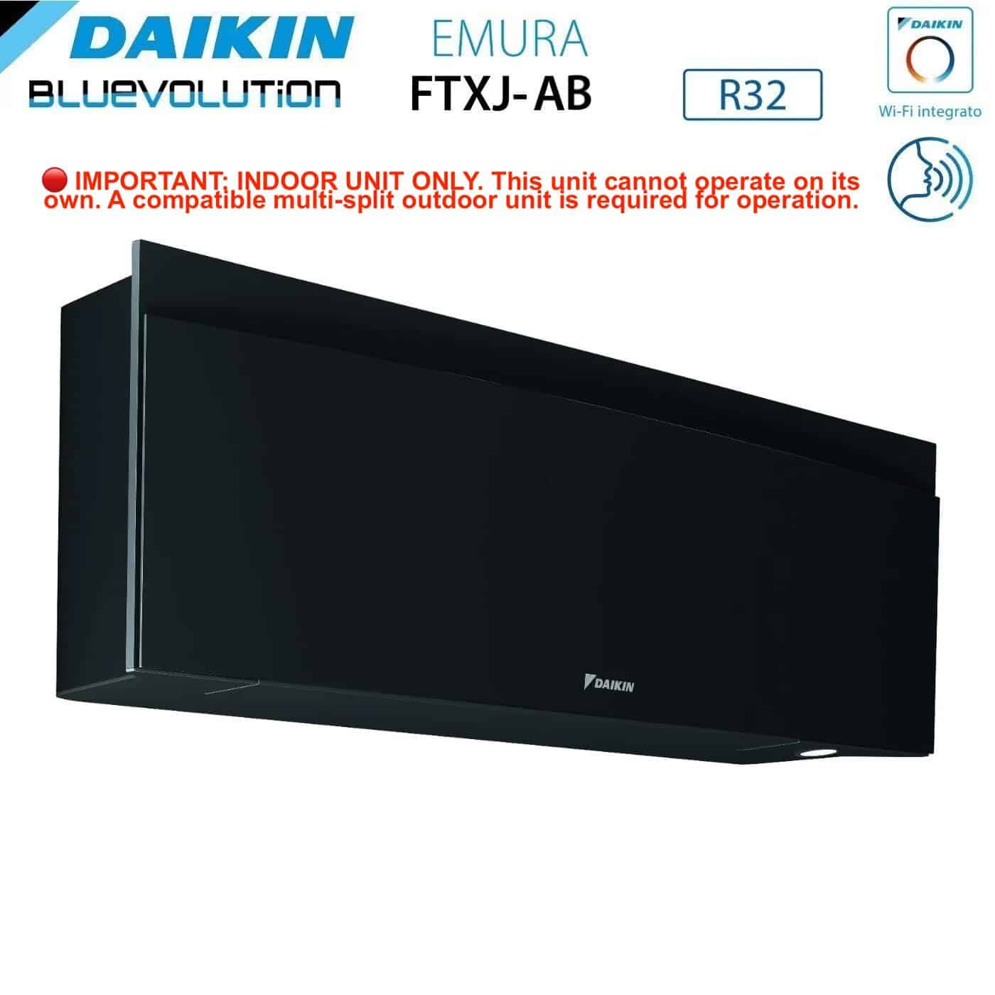 Daikin EMURA Air Conditioning FTXJ50AB Multi Split Indoor Unit 5.0kW/18000BTU Basildon Acr Daikin EMURA Air Conditioning FTXJ20AB Multi Split Indoor Unit 2 0kW:7000BTU basildon acr