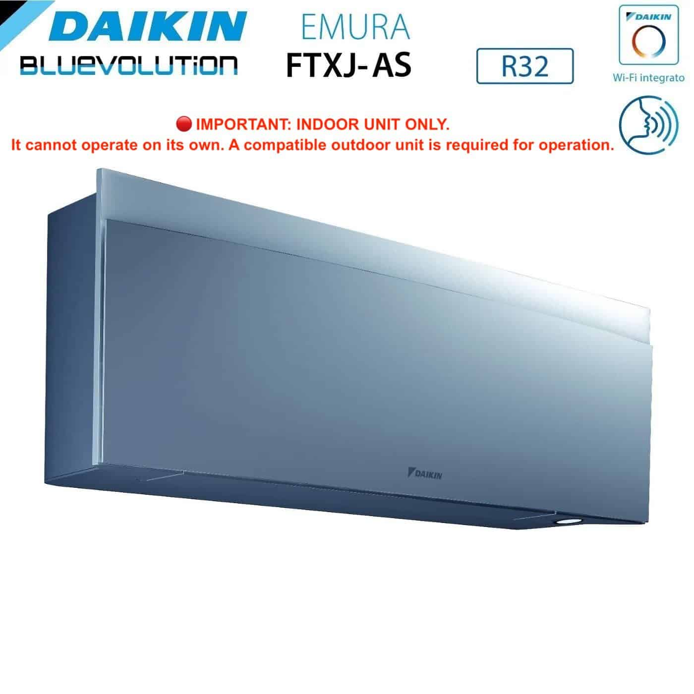 Daikin EMURA Air Conditioning FTXJ20AS Multi Split Indoor Unit 2.0kW/7000BTU Basildon Acr Daikin EMURA Air Conditioning FTXJ25AS FTXJ35AS FTXJ42AS FTXJ50AS Multi Split Indoor Unit 2 0kW:7000BTU basildon acr